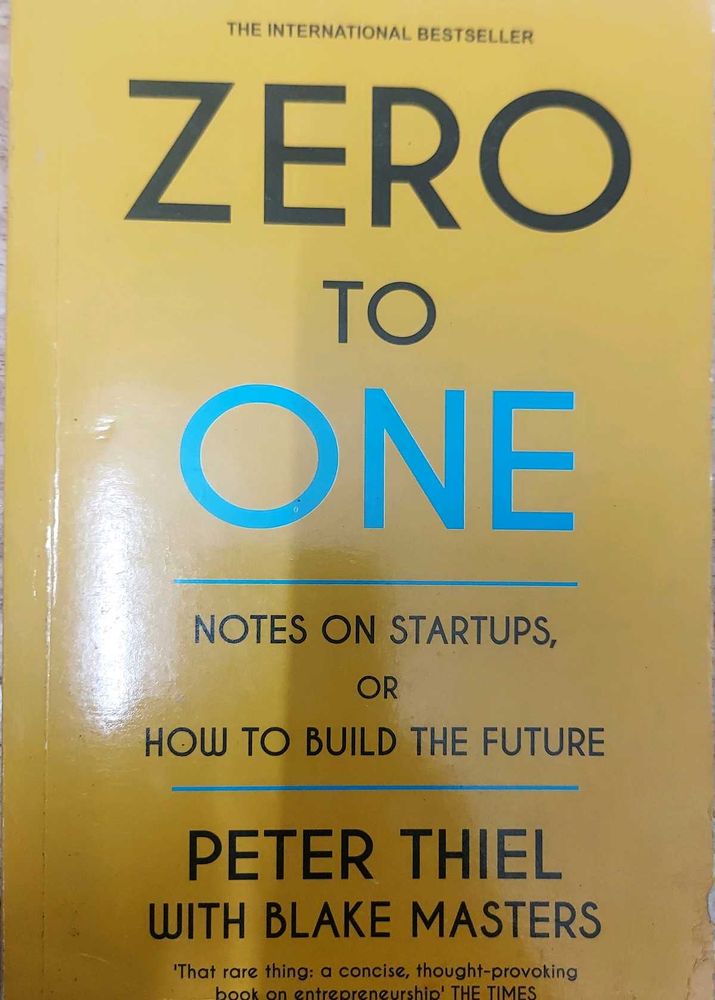 Zero to One - Peter Thiel
