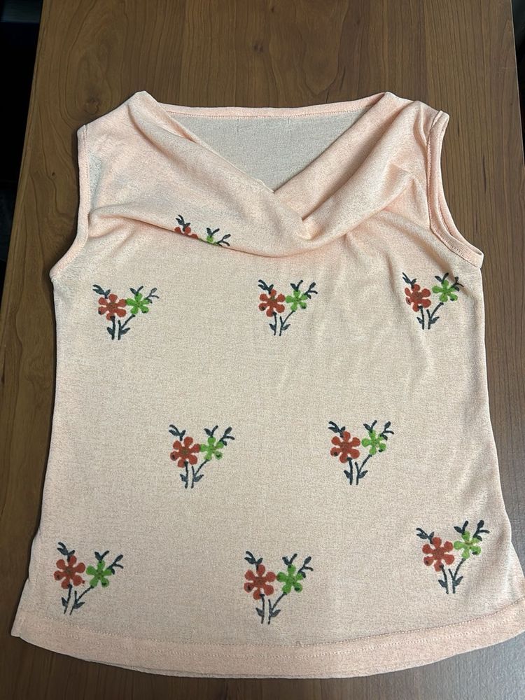 Floral Sleeveless Top