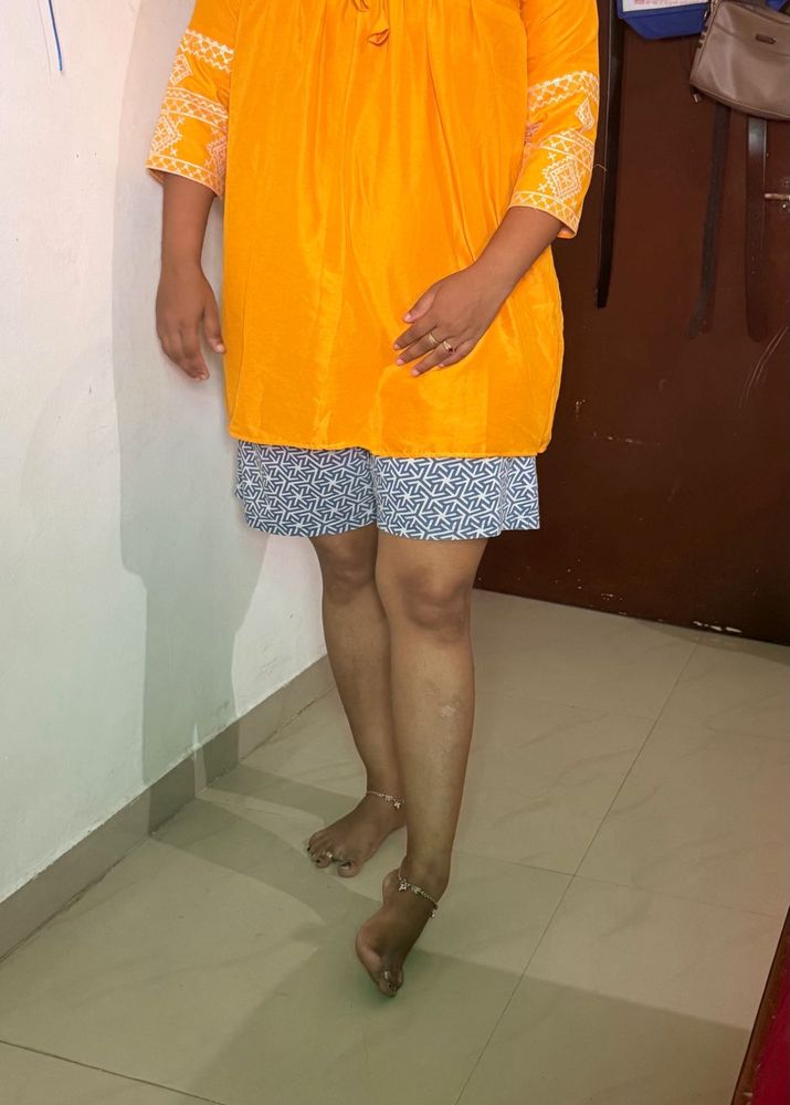 top tunic yellow