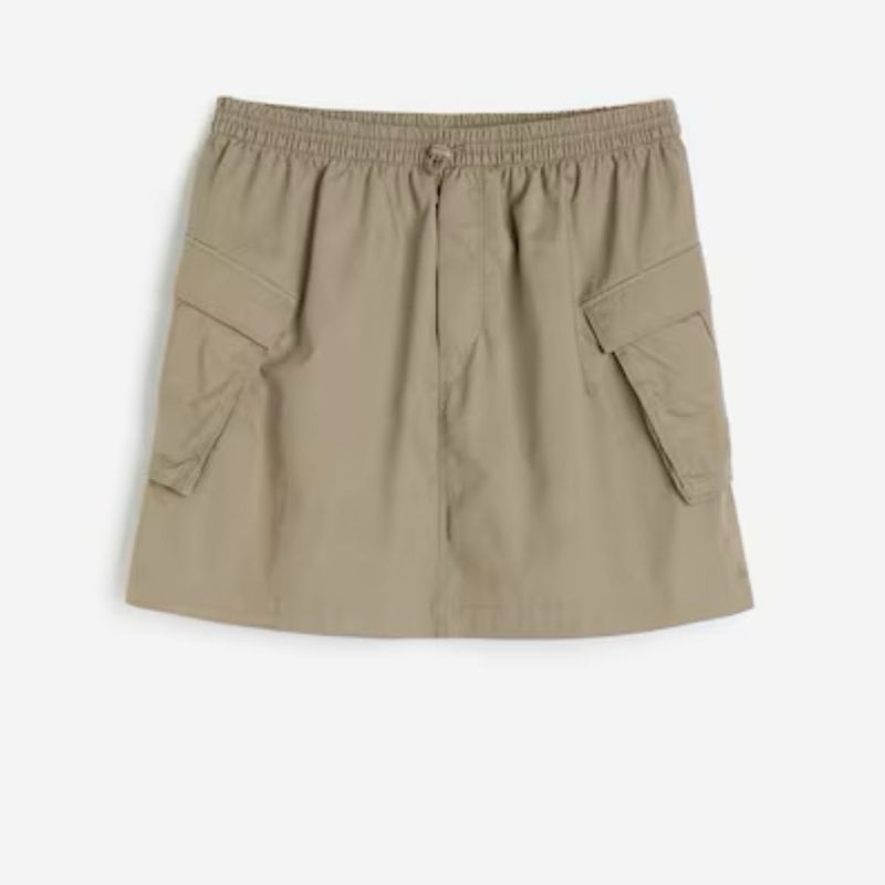 H&amp;M Poplin Parachute Skirt