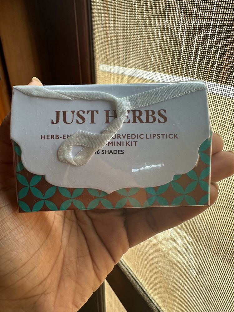 Just Herbs Ayurvedic Lipstick Set Of 16