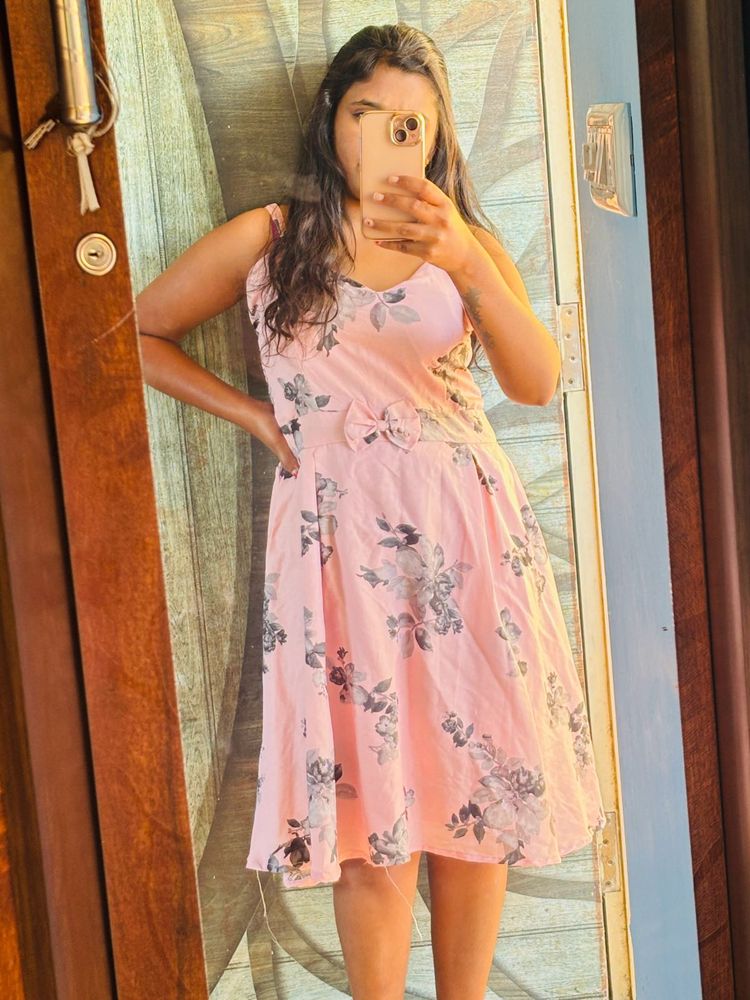 Pink Short Dress @ 250 rs