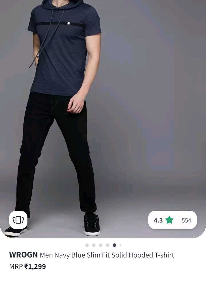 Hooded T Shirt From WROGN