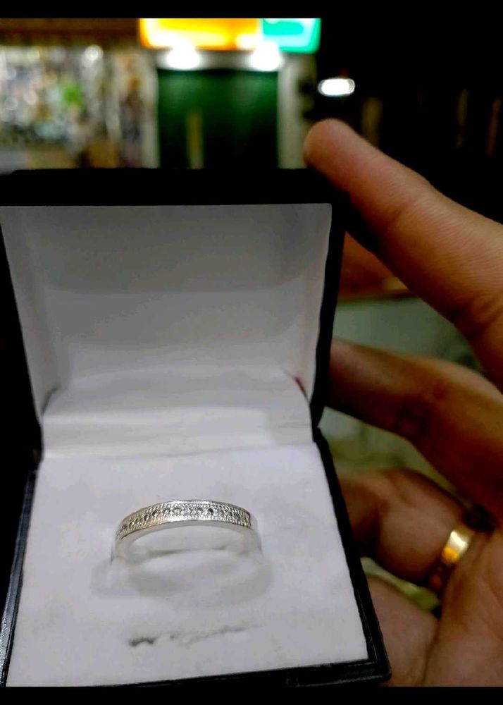 Two  Ring Pure Silver