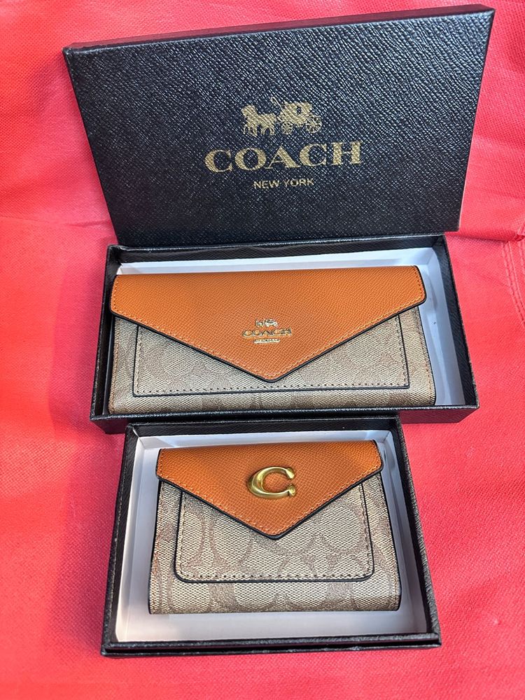 Coach Wallets Set - New in Box