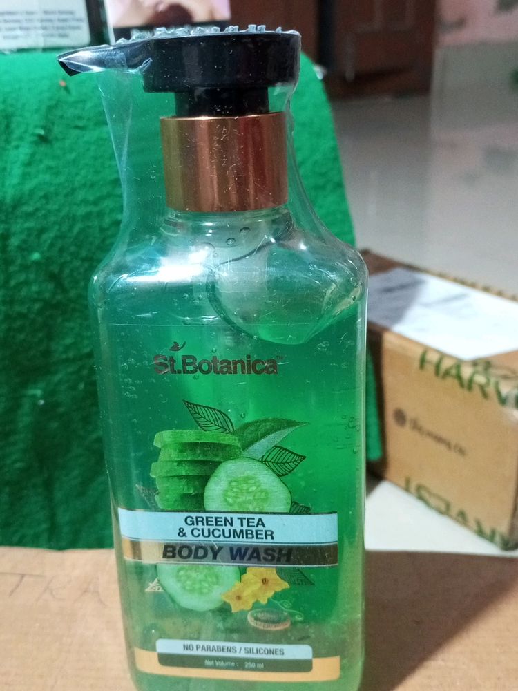 Green Tea And Cucumber Body Wash