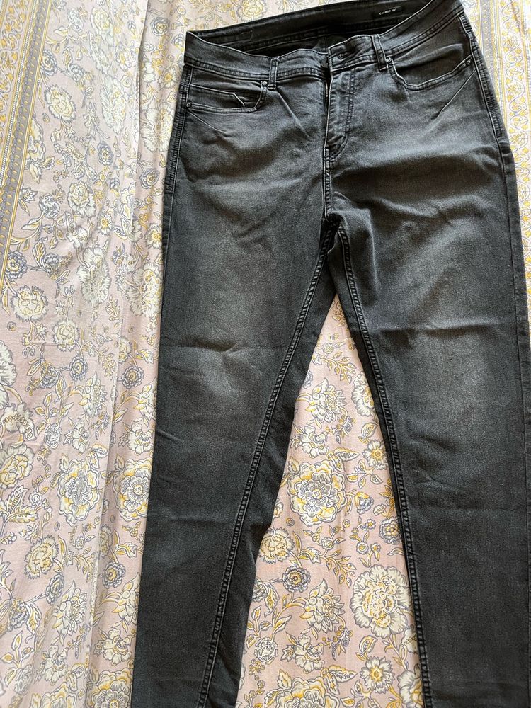 Gray Denim Jeans