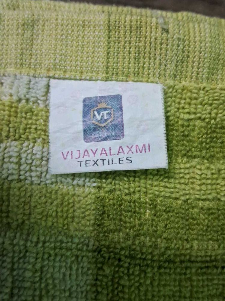 Vijayalaxmi Textiles Green Hand Towel