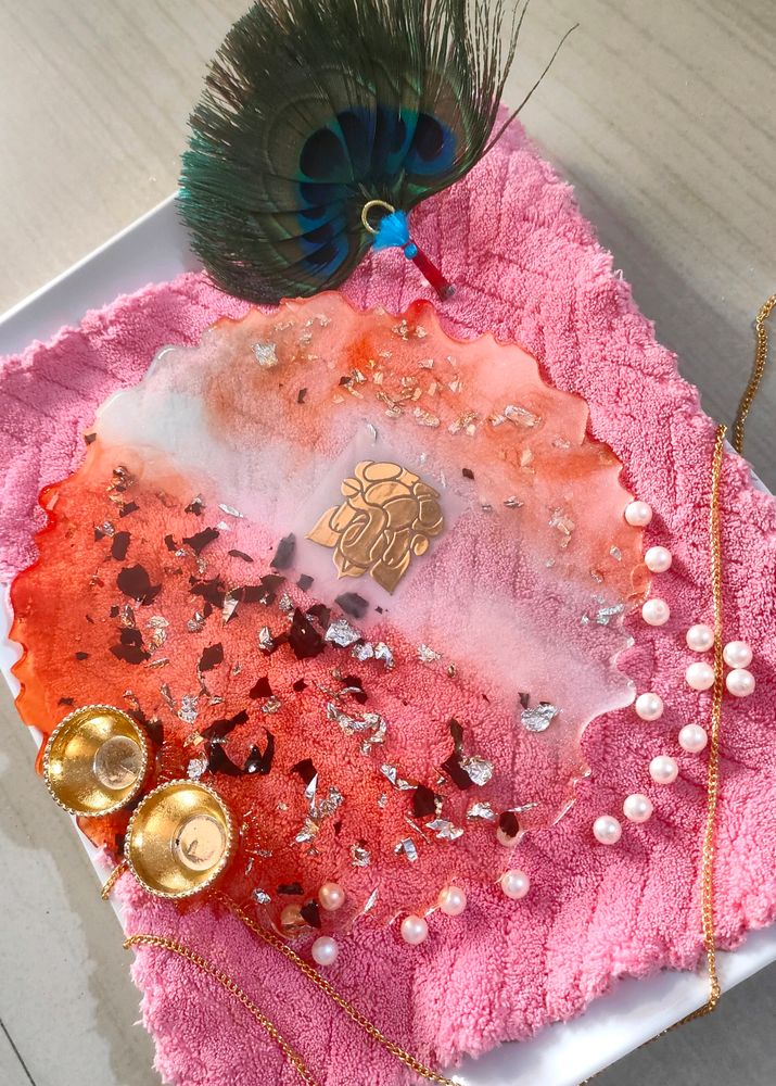 Resin Pooja Thali ❤️ 8&#34;