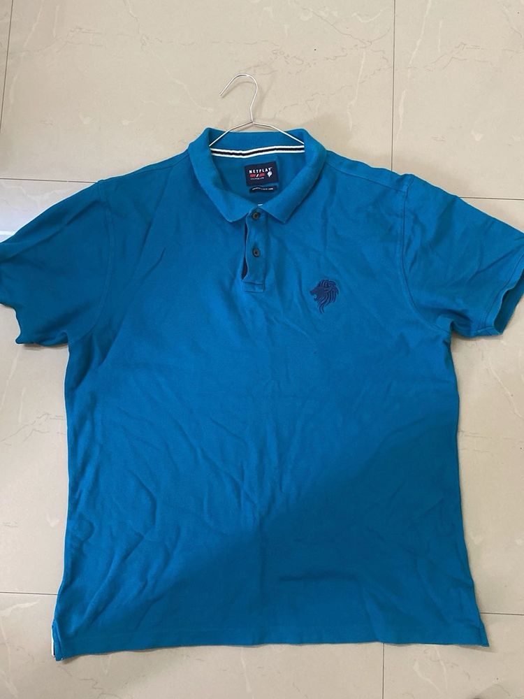 Blue Ausklar Polo Shirt