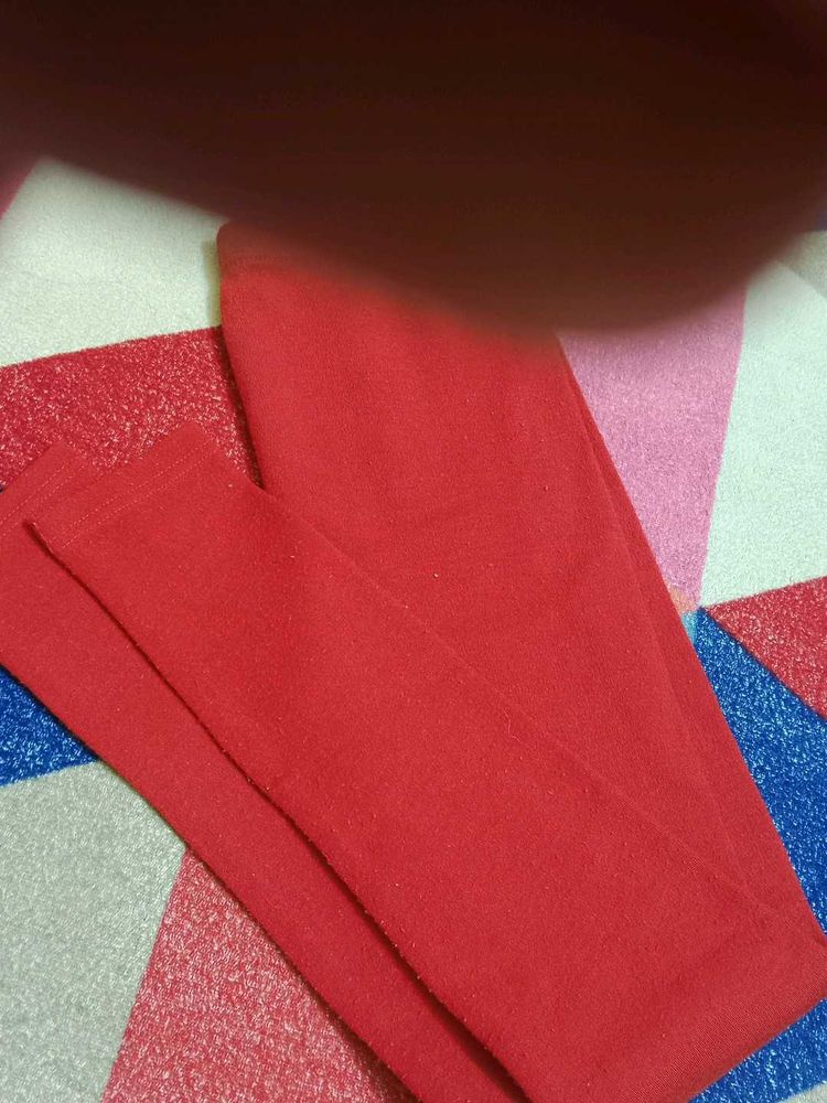 woollen Red Legging