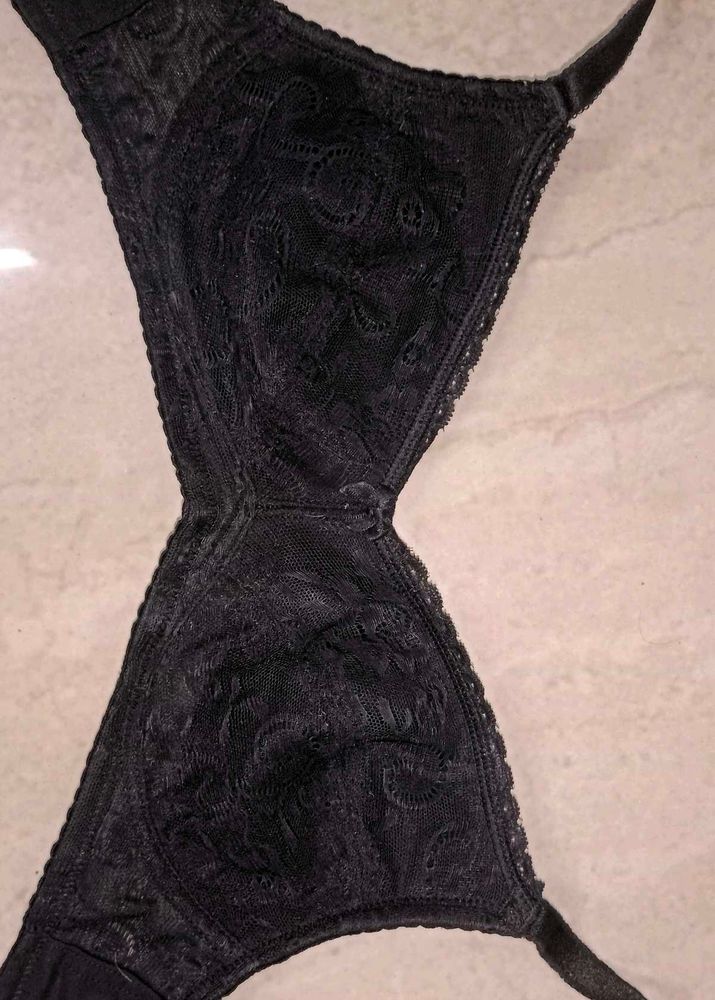 Black Lace Bra
