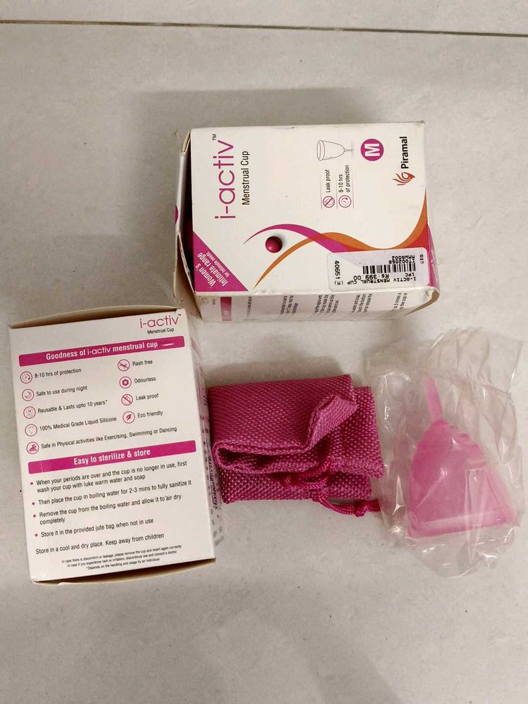 BOGO Free : i-activ Menstrual Cup + Pouch