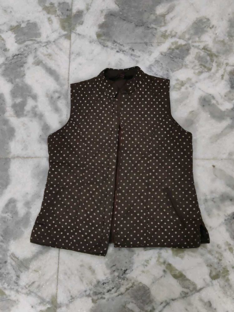 Ethnic Sleeveless Jacket