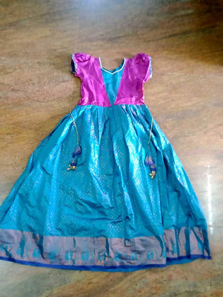 Girls&#39; Dress, Blue &amp; Purple