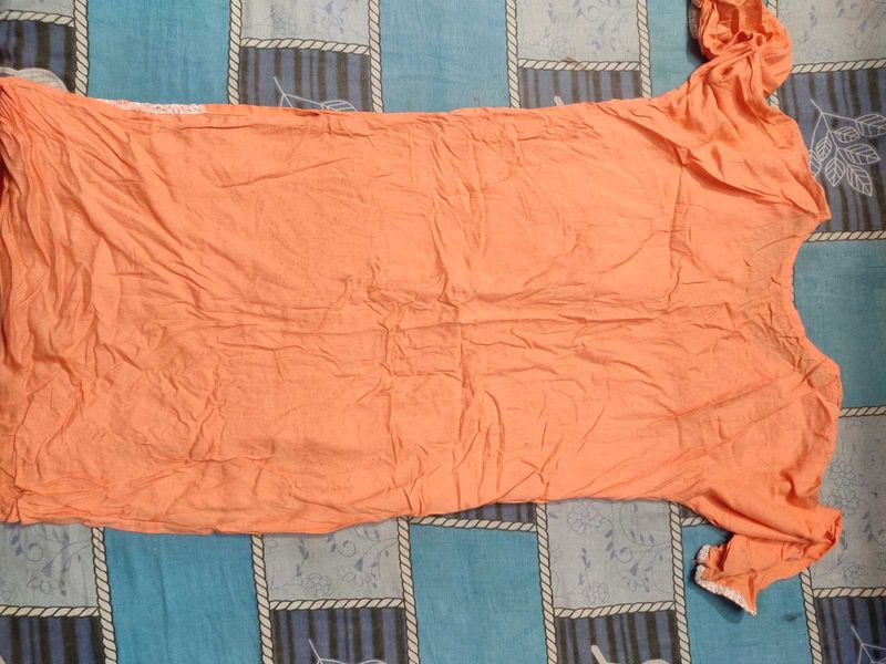 Peach Kurta