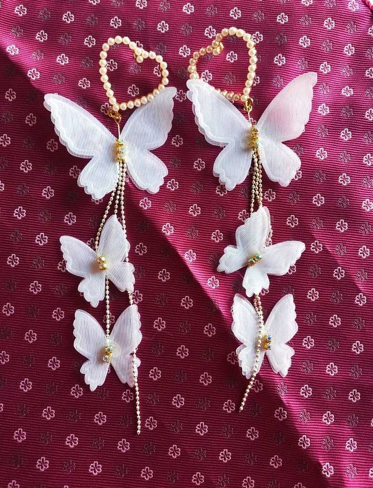 SAVANA Butterfly Drop Earrings