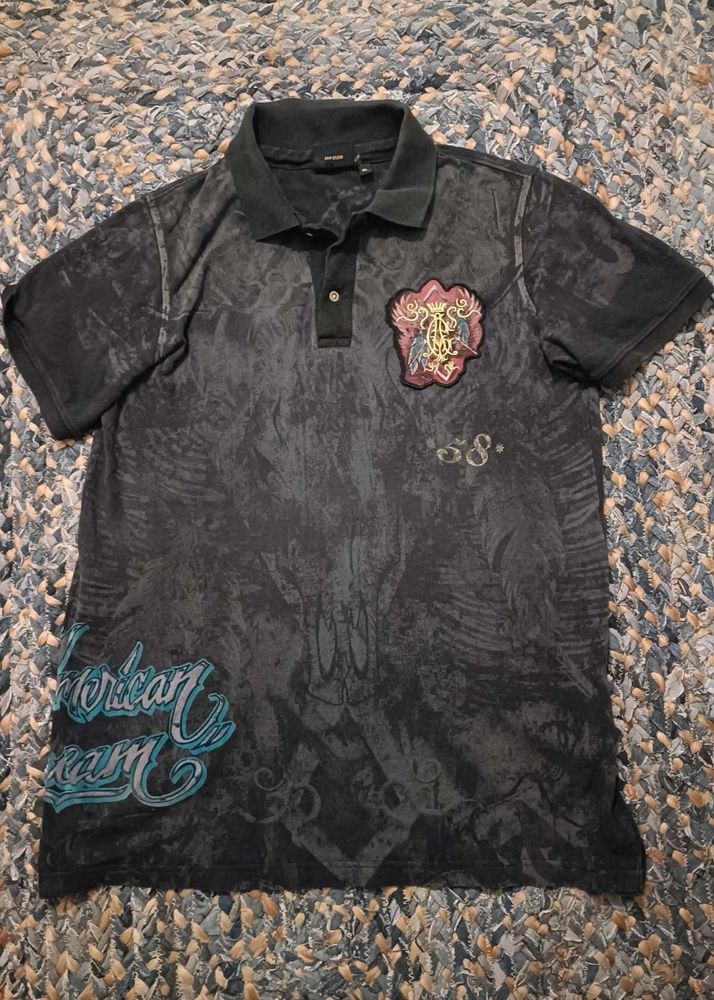 rare Cristian audigier polo tshirt 3 rd collection