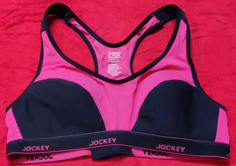 JOCKEY Lightly Padded Racer Back Active Sport Bra.