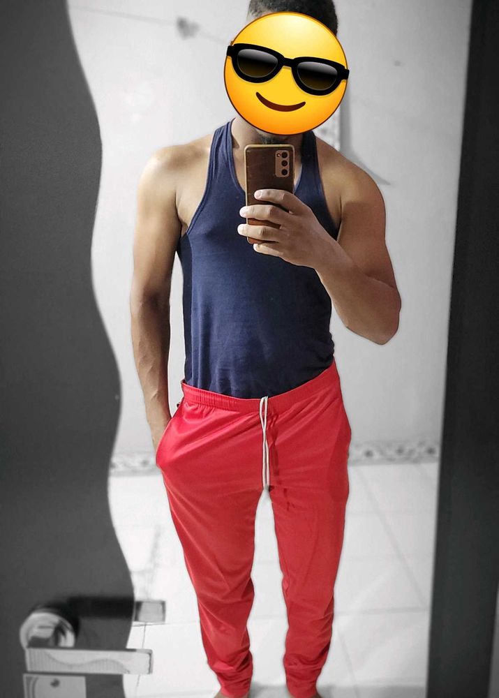 Red Track Pant