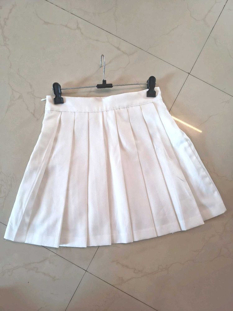 White TENNIS skirt