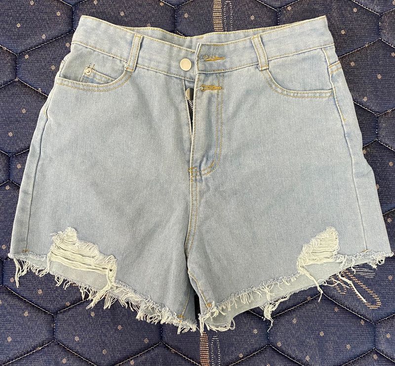 Urbanic Denim Light Blue Shorts