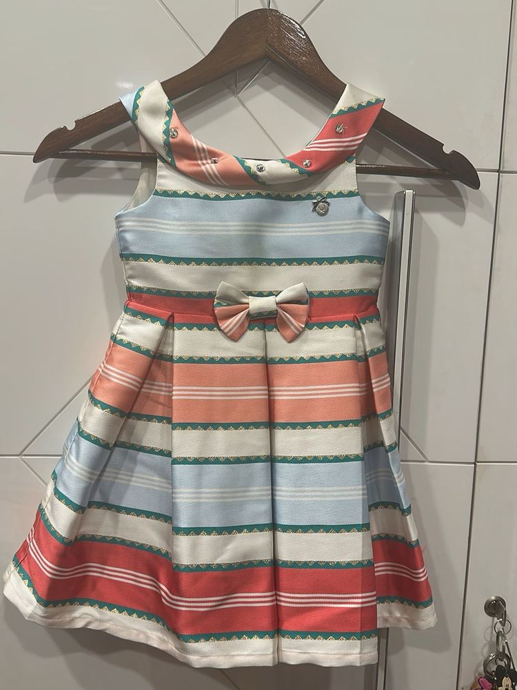 Cute Striped Girls Dress