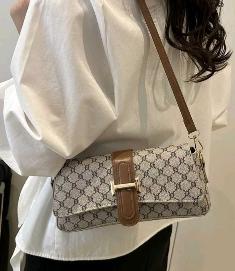 Patterned Shoulder Bag