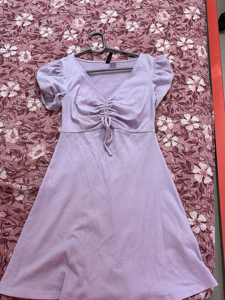 Lilac Mini Dress