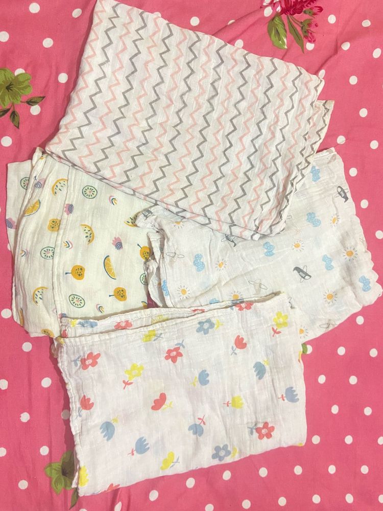 Baby Accessories - cotton muslin swaddle