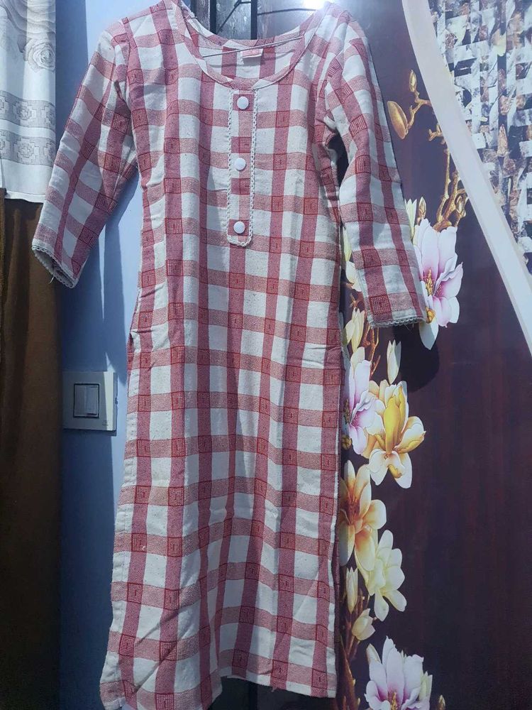 Woolen Kurti Pant Set | Winter Wear | Good Conditi