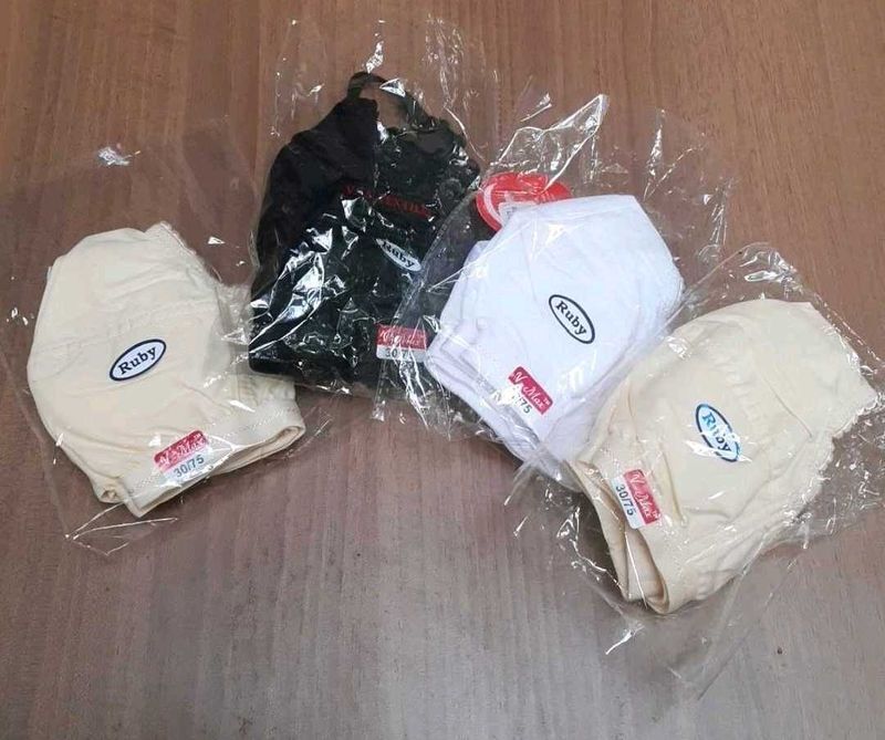 Set Of 4 Cotton Bras(30/75)