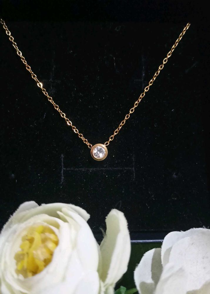 Minimal Stone Necklace
