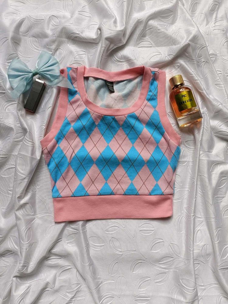 Shein Argyle Tank