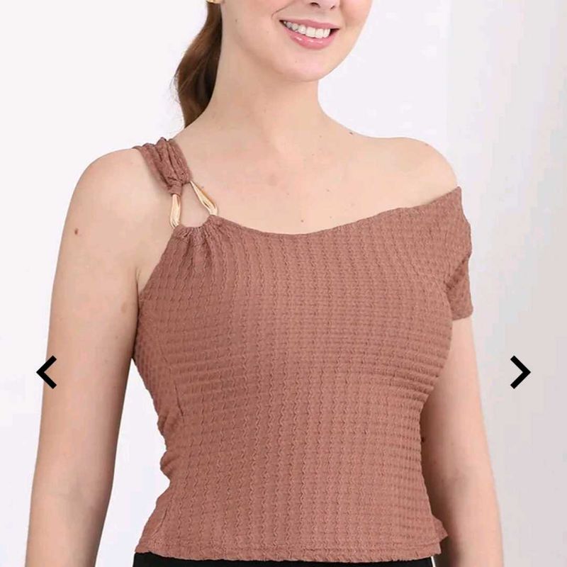 Stylish One-Shoulder Top