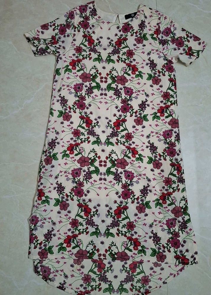Floral Print Casual Dress