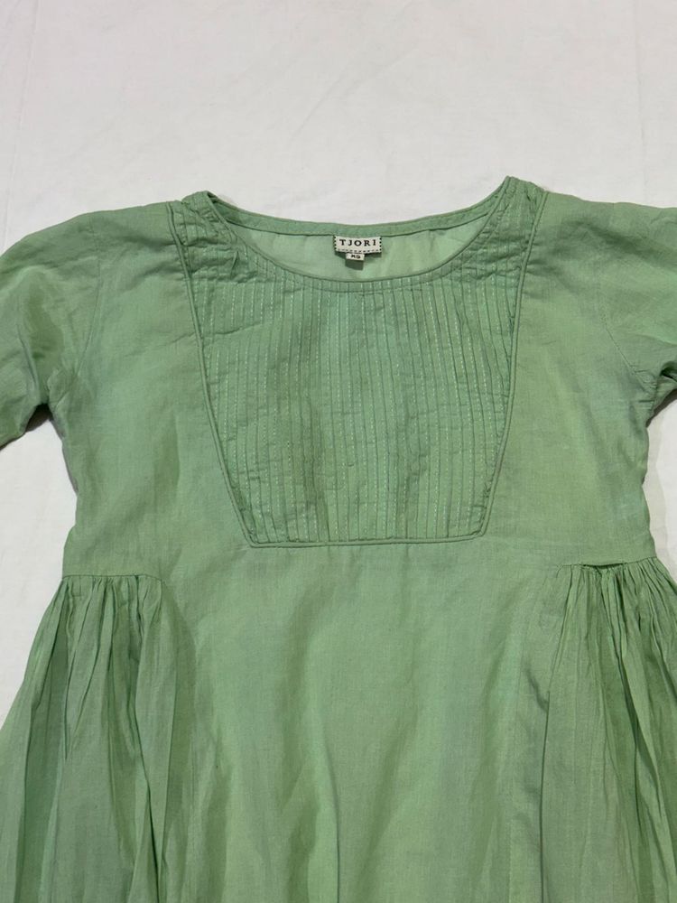 Tjori Green Dress