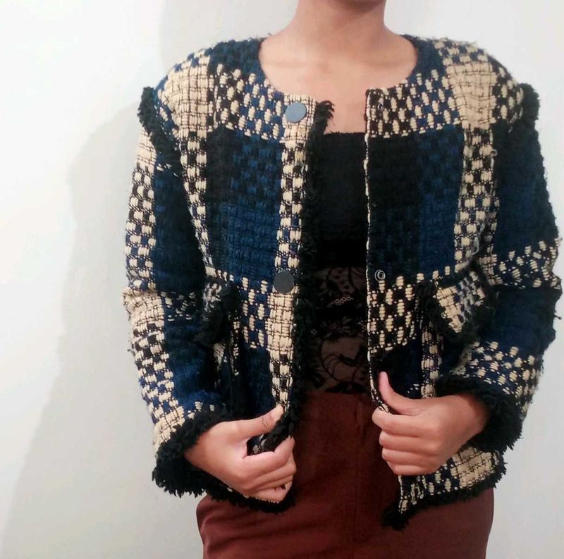 Tweed Patchwork Jacket