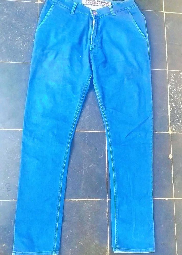 Dark Blue Denim Jeans