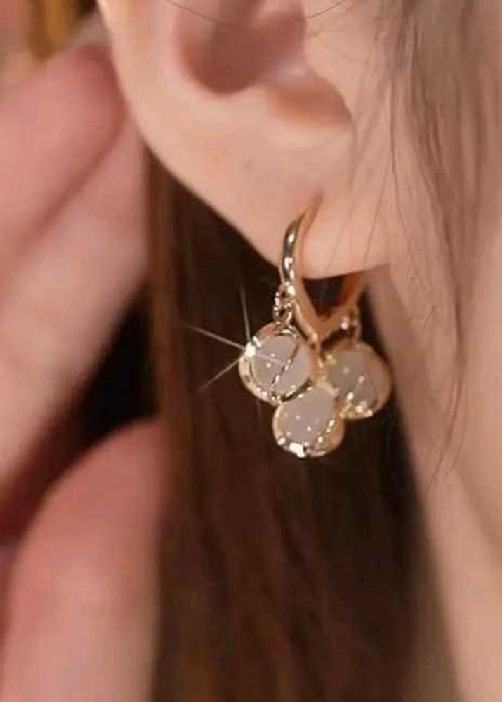 Gold &amp; Pearl Drop Earrings🥰✨