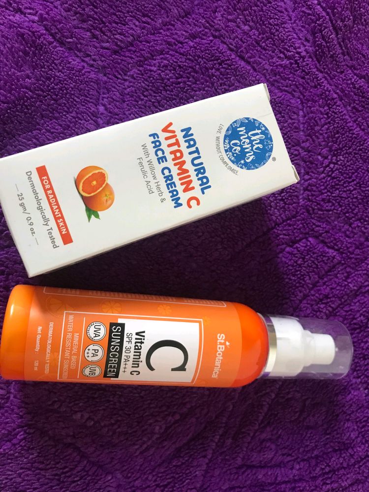 St. Botanica Sunscreen And The Moms Co  Face Cream
