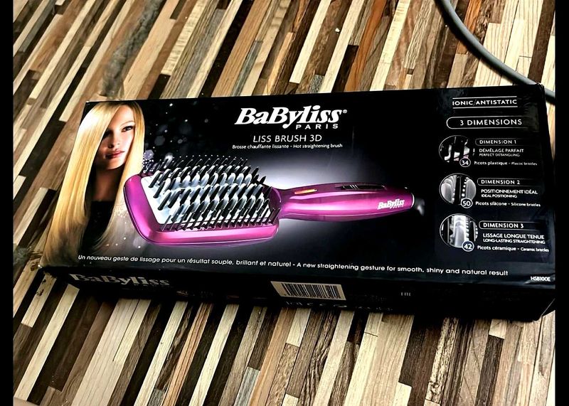 Babyliss Liss Brush 3d Hair Straigtning Comb
