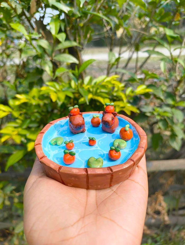 Handmade Capybara Trinket