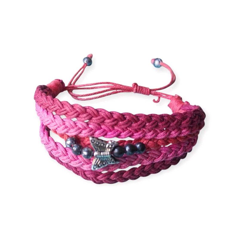 Braided Butterfly Bracelet