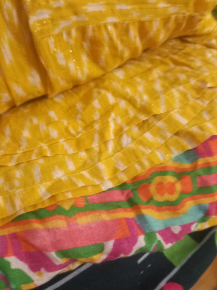🌈Yellow Kurta And Frock