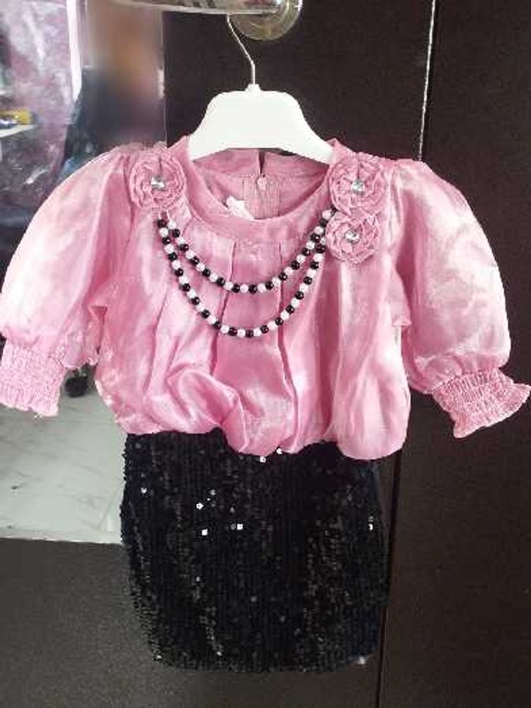 Girls&#39; Pink Party Dress