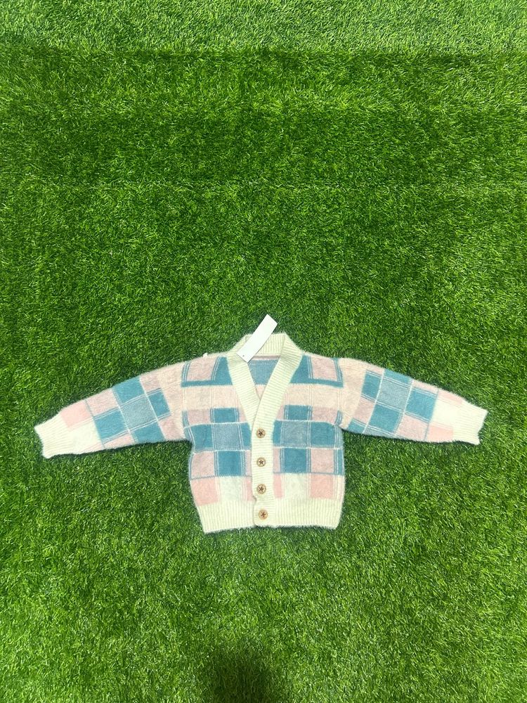 Patterned Knit Cardigan