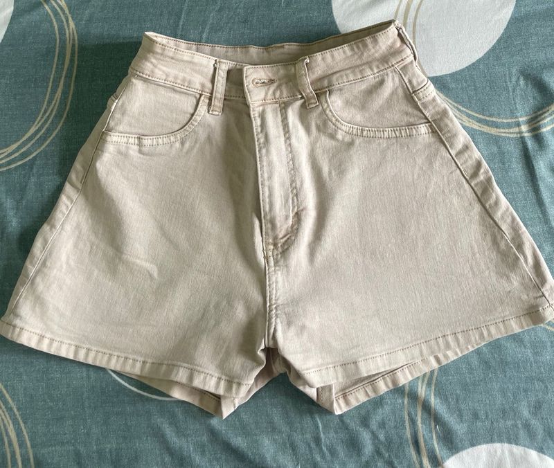 H&amp;m Curvy Fit Stretch Shorts