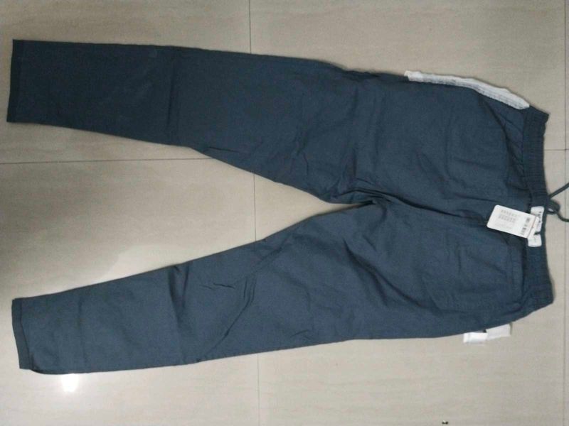 Stylish Blue Casual Pants
