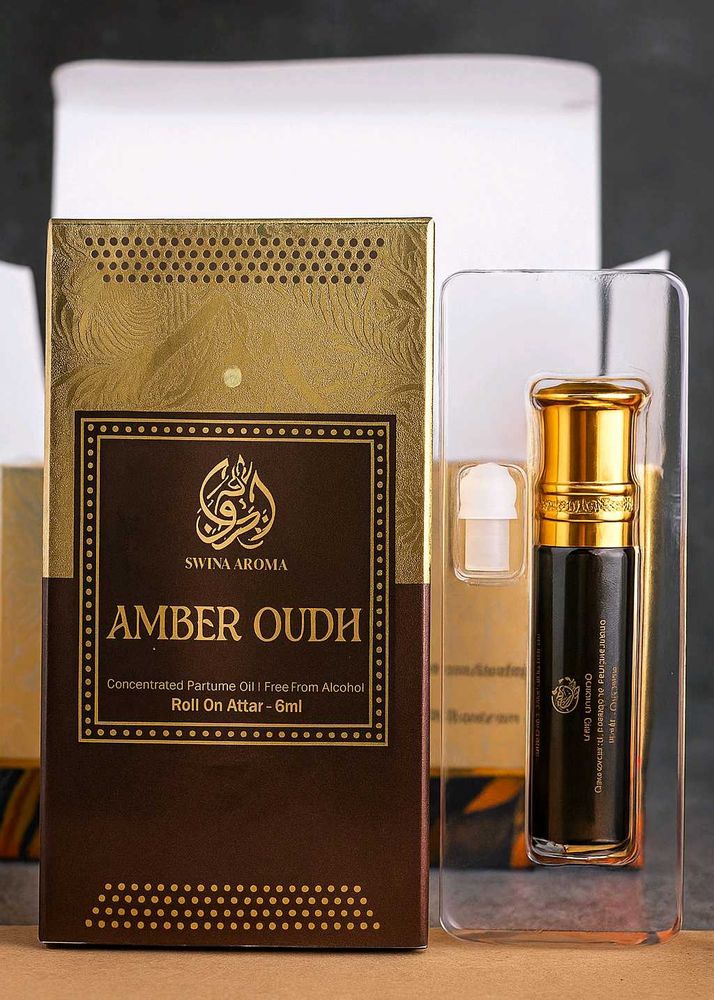 Amber Oudh - 6ml Roll-On Attar